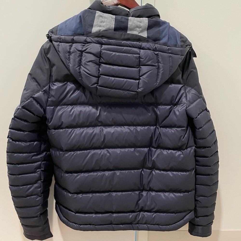 Burberry down and feather puffer jacket, size M, slim fit